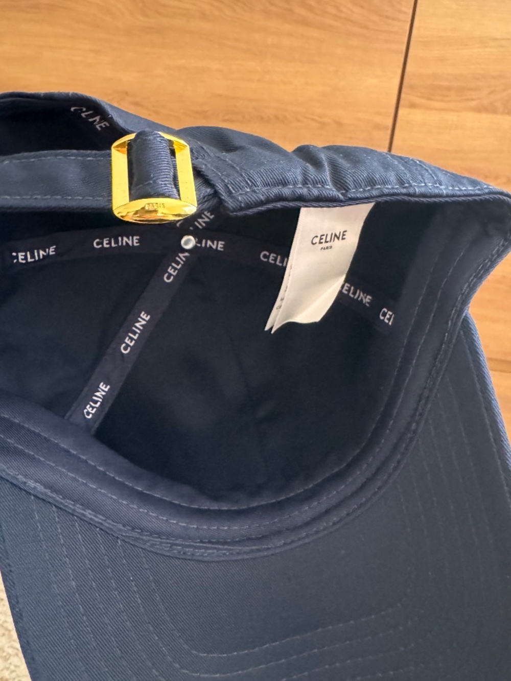 Celine Hat Baseball Cap Navy - Picture 2 of 3